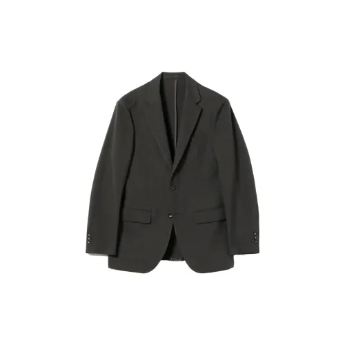 Beams Business Suits Men Gray