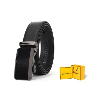 FREE RABBITⅡ Business Pants With Young And Middle-Aged Automatic Buckle Leather Belts Men's 3.5cm