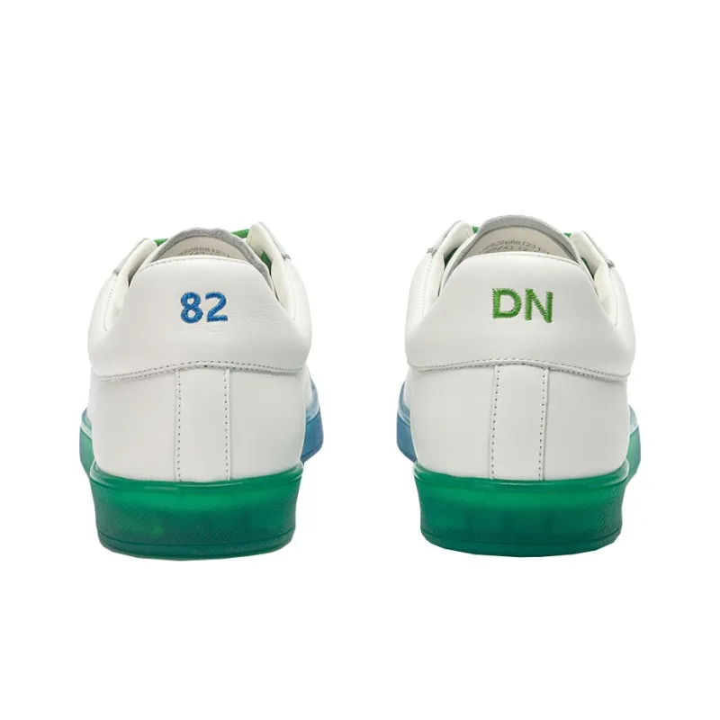 DAVID NAMAN Low Top Skateboard Shoes Men's White-6