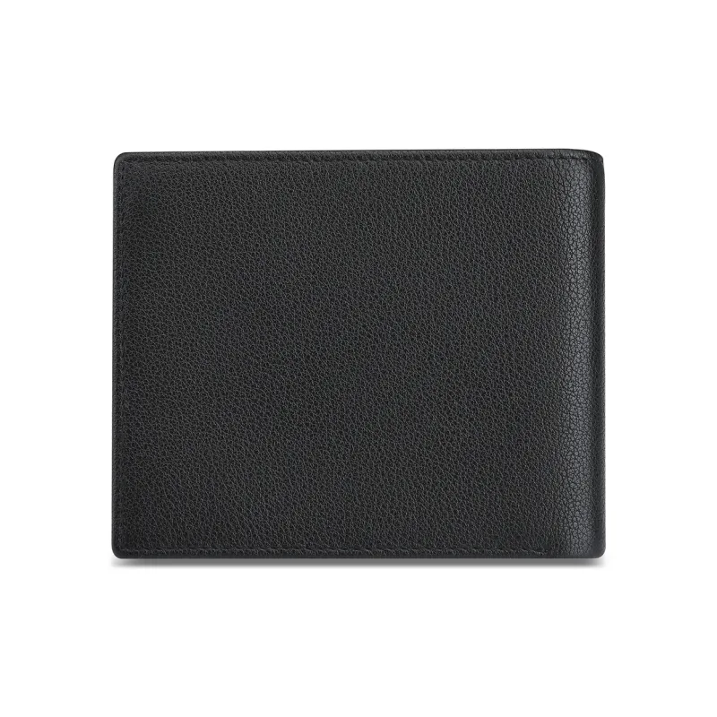 MEXICAN Nappa Texture Genuine Leather Wallet Men's Black-8