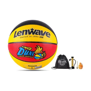 LENWAVE PU Basketball Orange Size 6 Training Unisex