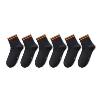 HLA Mid Calf Socks Men's 6 Pack