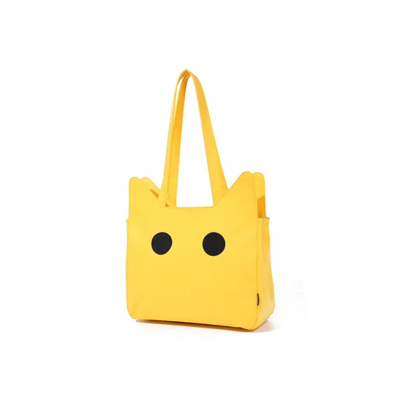 NOXXON Nylon Fabric Tote Bag Shoulder Bag Regular Women's Obsidian Black/Ecru/Sunshine Yellow/Electric Blue-7