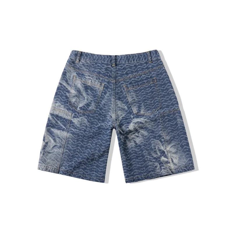 EPTISON Denim Shorts Unisex Denim Blue-1