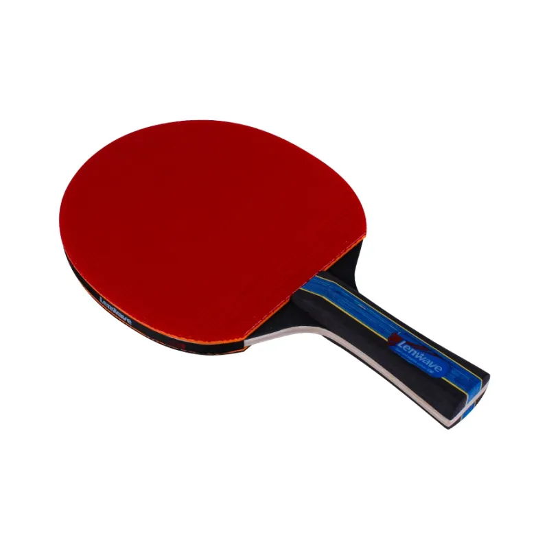 LENWAVE Ping Pong Paddles Unisex All Wood Red/Black-8