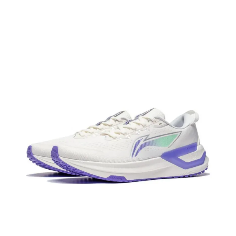LiNing YueYing 3.0 Cushioning Wear Resistant Low Top Casual Running Shoes Men's White-2