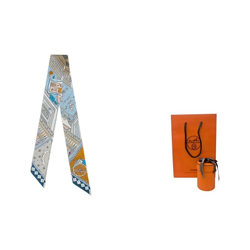 HERMES Silk Scarves Women's Multicolor-1