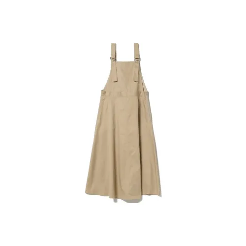 Beams Sleeveless Dresses Women's Beige