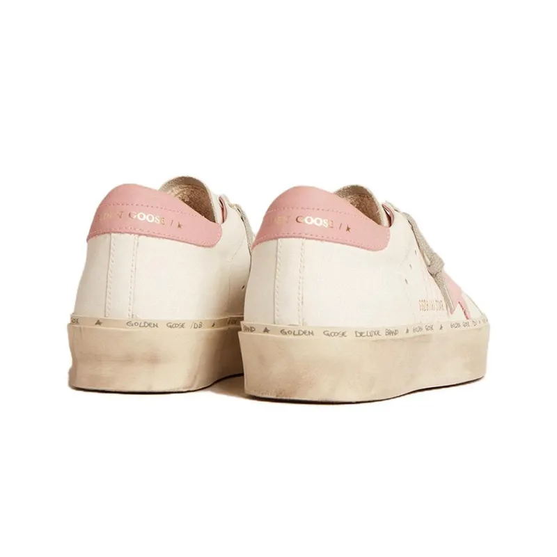 Golden Goose Hi Star White Pink Women's-3