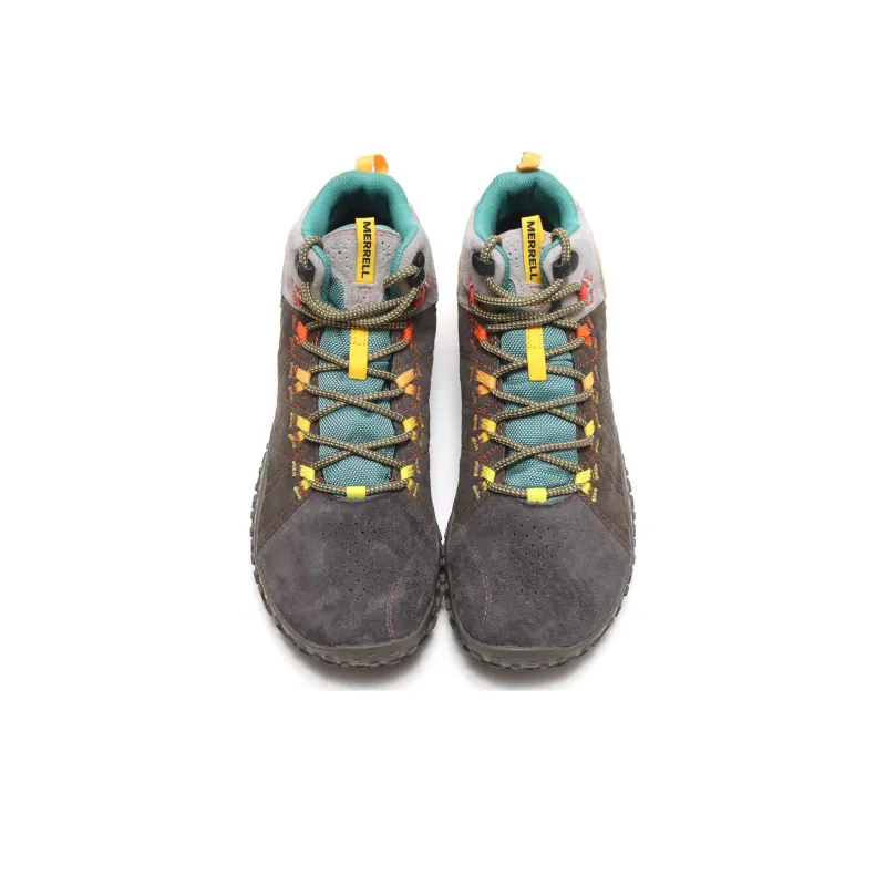 White Mountaineering x MERRELL Wrapt Cushioned Slip-Resistant Mid-Top Casual Shoes Men's Orange-3
