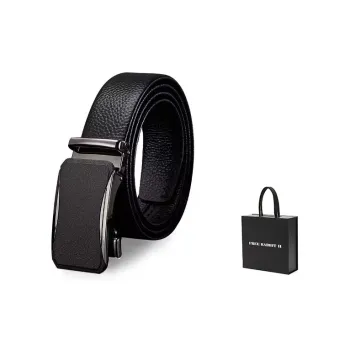 FREE RABBITⅡ Business Automatic Buckle Young And Middle Aged Pants Belt Cow Leather Leather Belts Men's