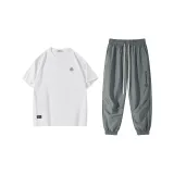 Set (White top and Gray Pants)