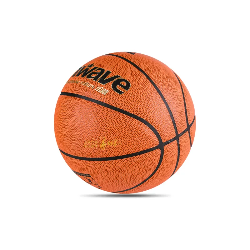 LENWAVE Microfiber Leather Basketball Brown Size 7 Training Match Unisex-3