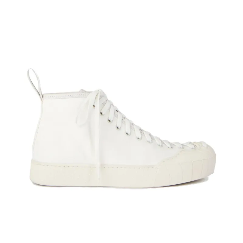 Sunnei High-Top Skateboard Shoes Unisex White-1