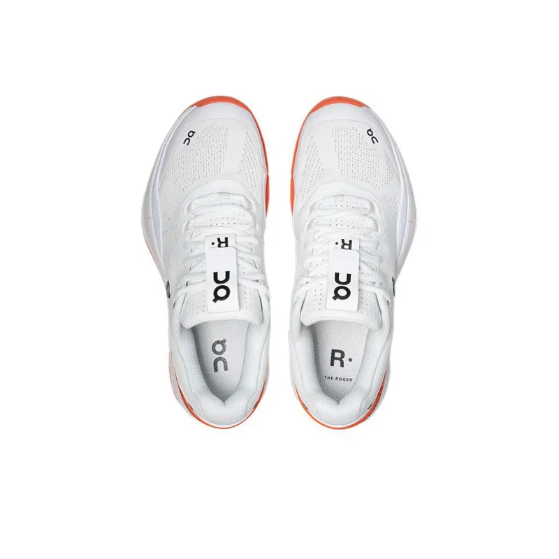 On THE ROGER Pro 2 Cushioning Anti-Slip Wear-Resistant Breathability Low-Top Running Shoes Men's White-2