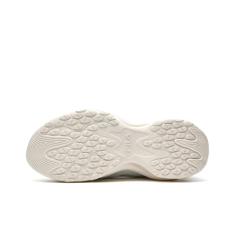 FILA FUSION Cheese Casual Shoes Women's Low Top White-4