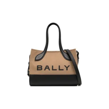 BALLY Bar Keep On Logo print Tote