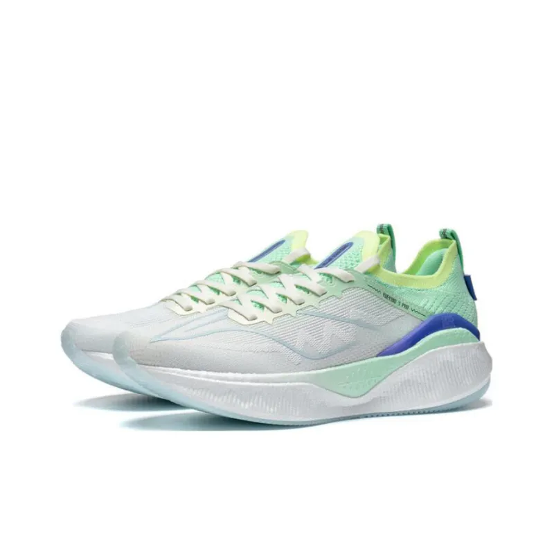 LiNing YueYing 3.0 Pro Cushioning Low Top Marathon Running Shoes Women's White-2