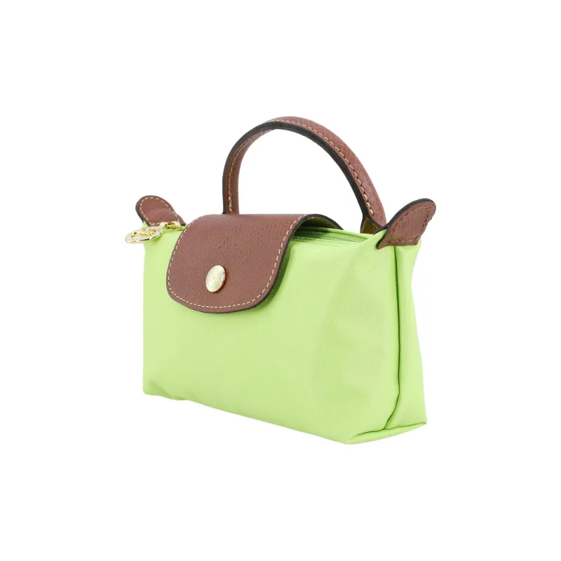 LONGCHAMP Le Pliage Recycled Canvas With Leather Trim Canvas Bag, Dumpling Bag, Handbag Regular Women's Green-2