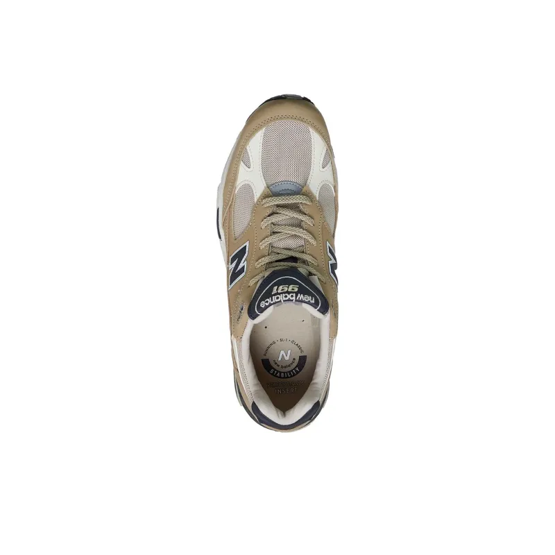 New Balance 991v1 MiUK Elm Brown Rice-3