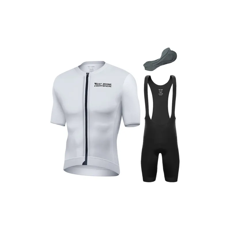 WEST BIKING Cycling Suits Short Sleeved Cycling Apparel Polyester-1