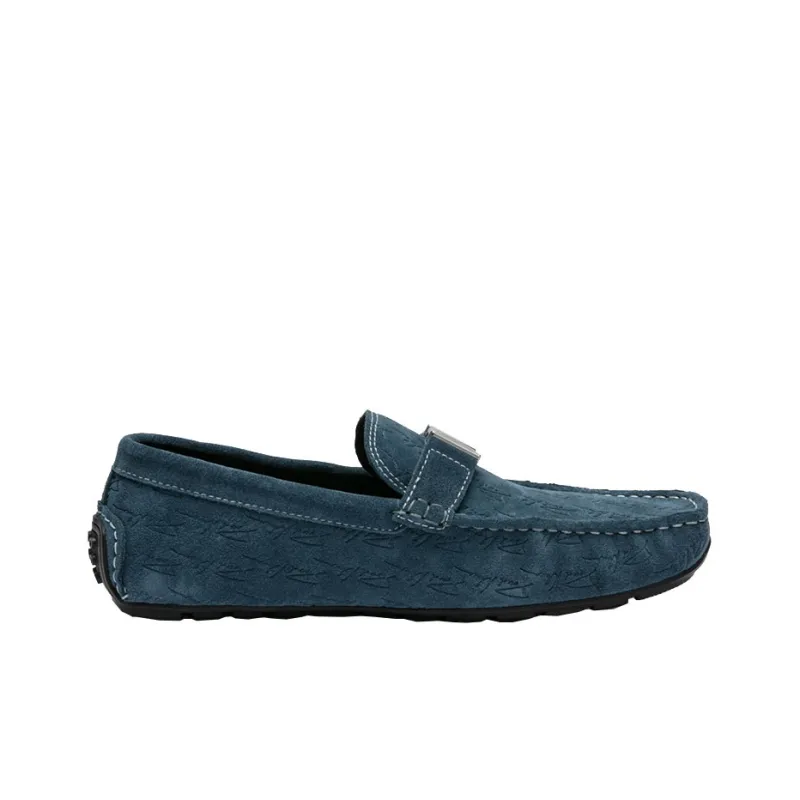 DAVID NAMAN Low Top Casual Shoes Men's Blue-1