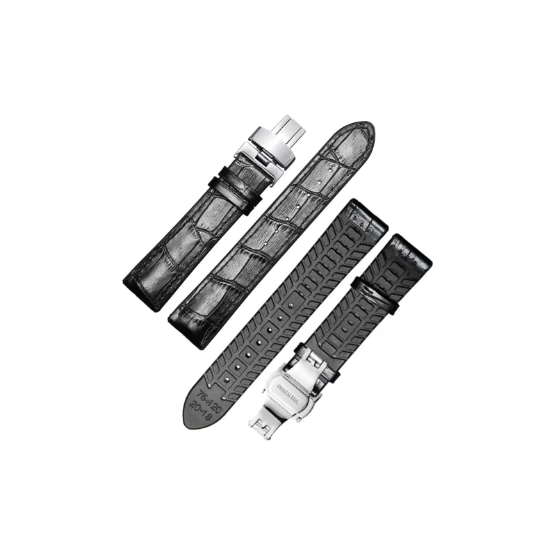 SHIRUI All Compatibility Watch Band 22mm Genuine Leather Material-0