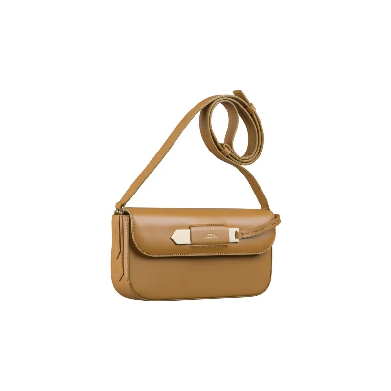 A.P.C Charlotte Leather Shoulder Bag-1