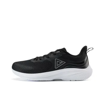 PEAK Slip Resistant Low Top Running Shoes Women's Black White