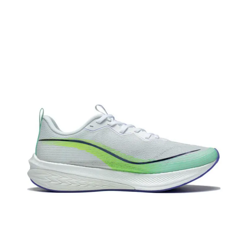 LiNing Red Hare 6 Pro Cushioning Low Top Sprint Long Distance Running Training Marathon Running Shoes Men's White-1