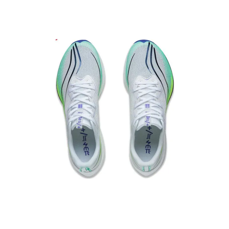 LiNing Red Hare 6 Pro Cushioning Low Top Sprint Long Distance Running Training Marathon Running Shoes Men's White-3