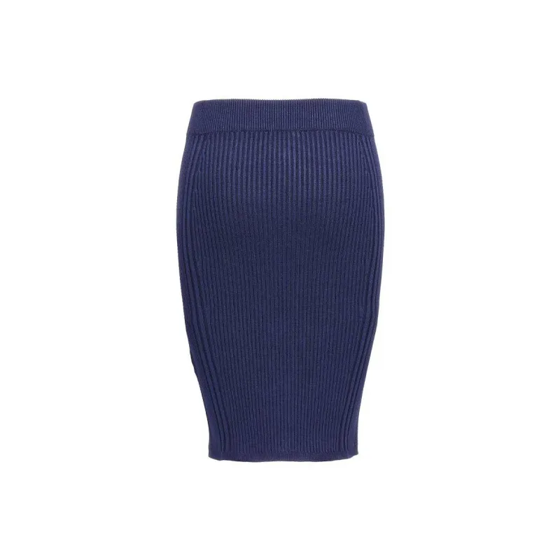 BALMAIN Ribbed Pencil Skirt-1