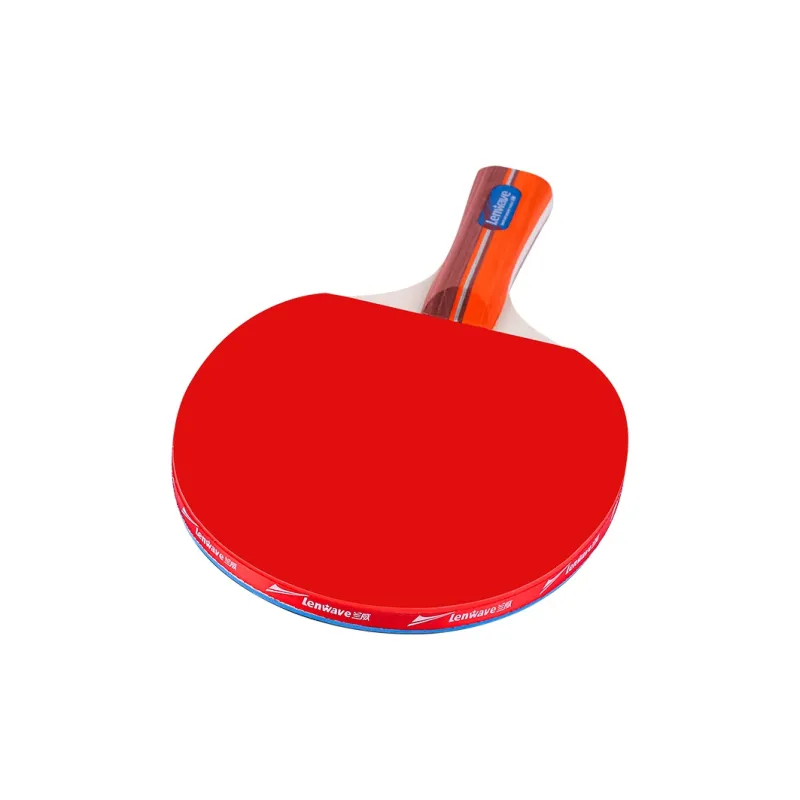 LENWAVE Ping Pong Paddles Unisex All Wood Red/Black-6