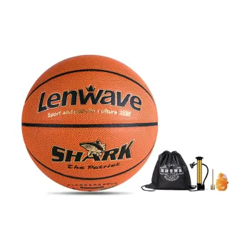 LENWAVE Microfiber Leather Basketball Brown Size 7 Training Match Unisex