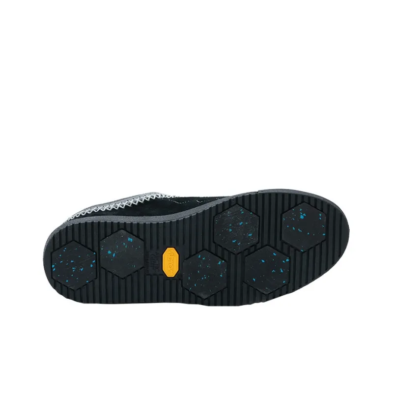DAVID NAMAN Low Top Skateboard Shoes Men's Black-7