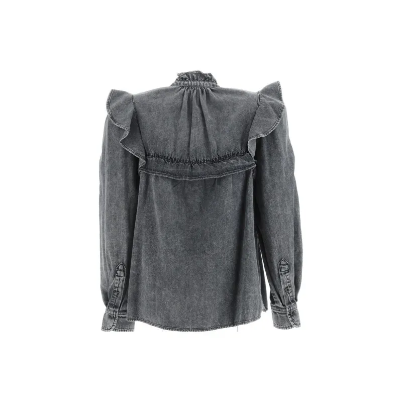 ISABEL MARANT ETOILE Idety Denim Shirt-1