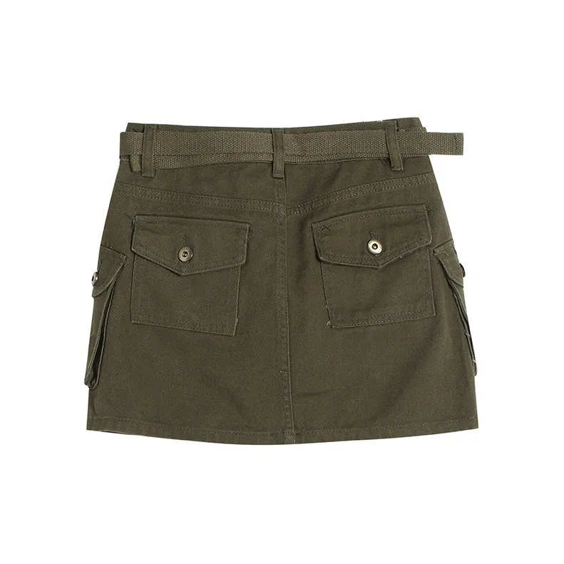 WOWI Cargo Short Skirts Women's-4