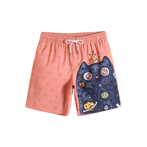 GAILANG Beach Shorts Men Coral