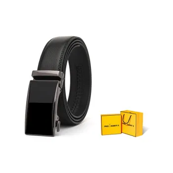 FREE RABBITⅡ Smooth Finish Automatic Buckle For Young And Middle-Aged Business Cow Leather Leather Belts Men's 3.5cm