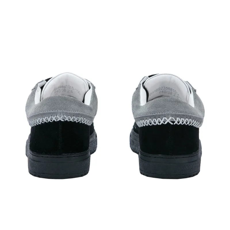 DAVID NAMAN Low Top Skateboard Shoes Men's Black-6