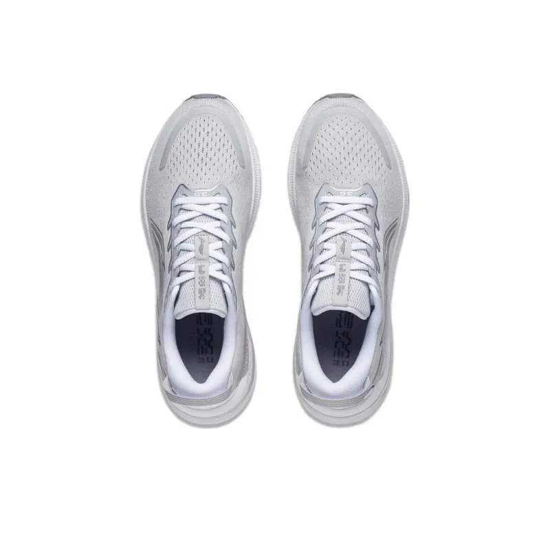 LiNing YueYing 3.0 Anti Slip Wear Resistant Low Top Running Shoes Men's White Gray-3
