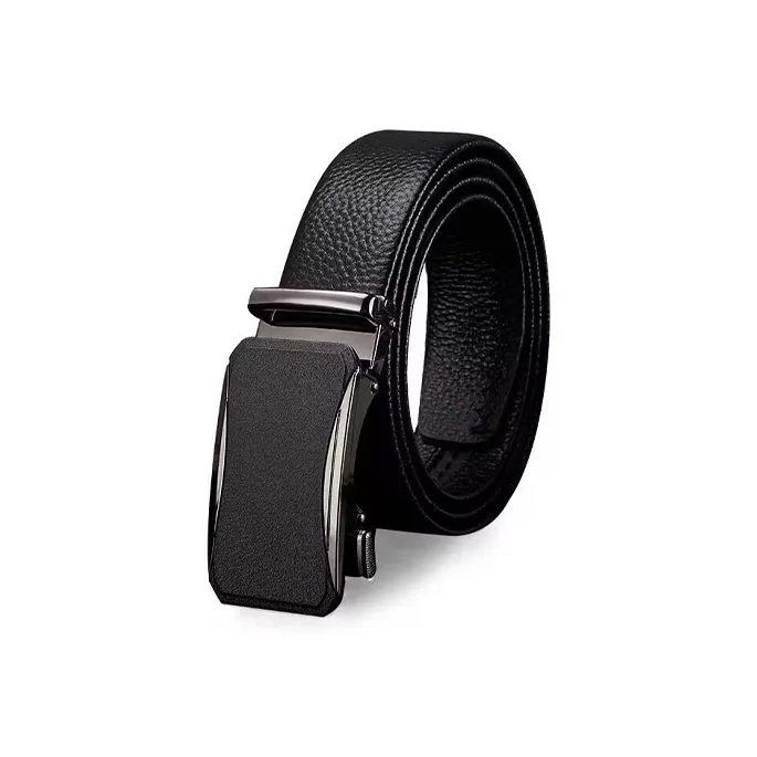 FREE RABBITⅡ Business Automatic Buckle Young And Middle Aged Pants Belt Cow Leather Leather Belts Men's-3