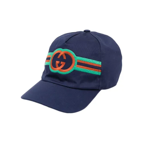 GUCCI Baseball Caps Kids Blue