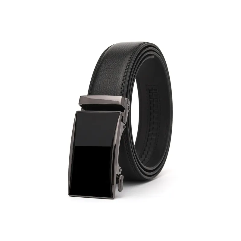 FREE RABBITⅡ Smooth Finish Automatic Buckle For Young And Middle Aged Business Cow Leather Leather Belts Men's 3.5cm-4
