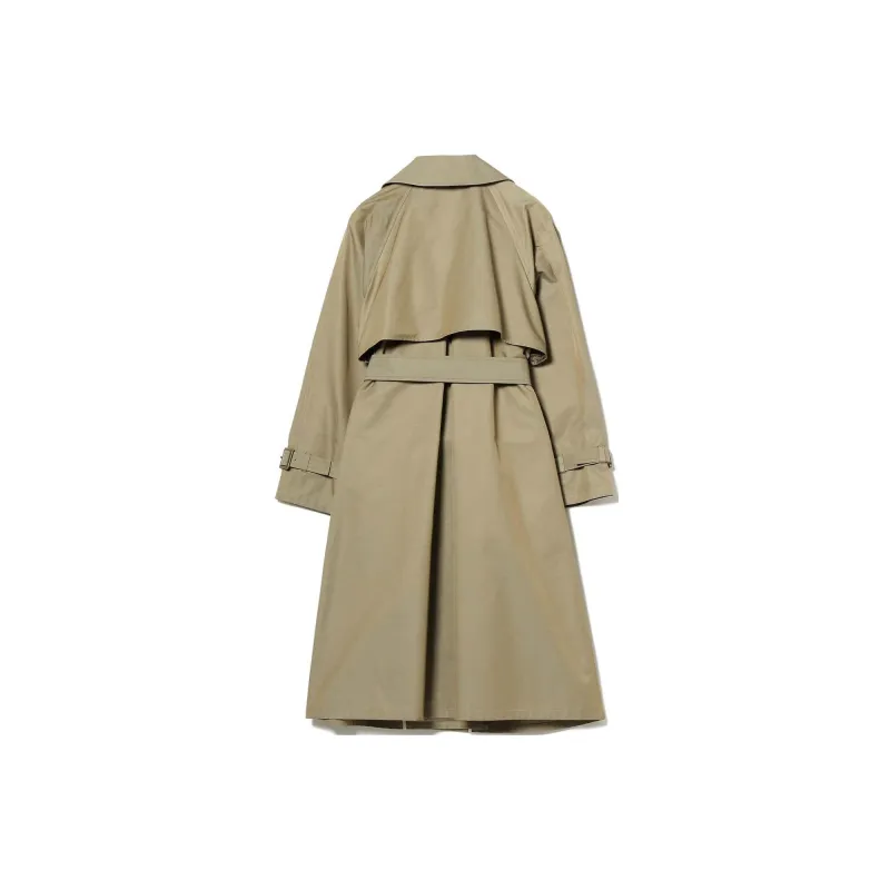 Beams Trench Coats Women's Beige-1
