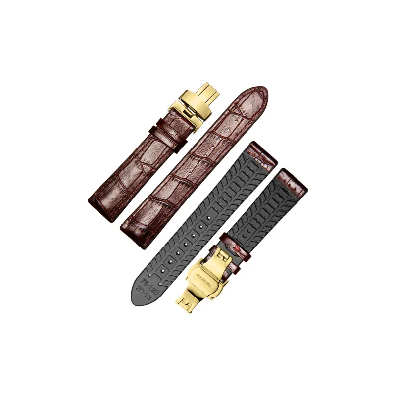 SHIRUI All Compatibility Watch Band 22mm Genuine Leather Material-20