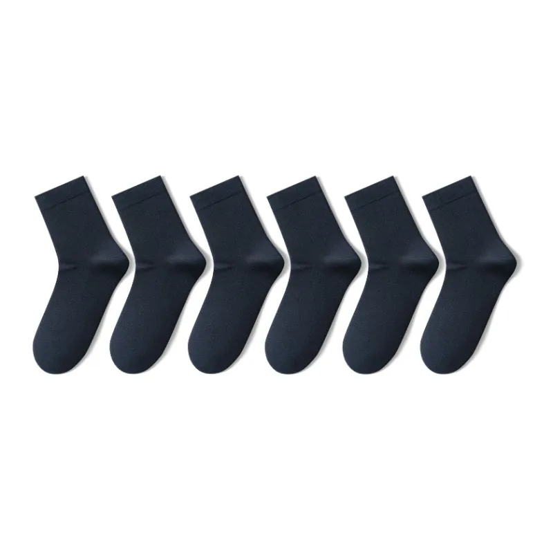 HLA SS23 Mid Calf Socks Men's 6 Pack-0