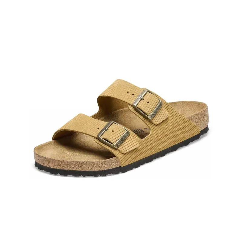Birkenstock Arizona Embossed Corduroy Suede Cork Brown-1