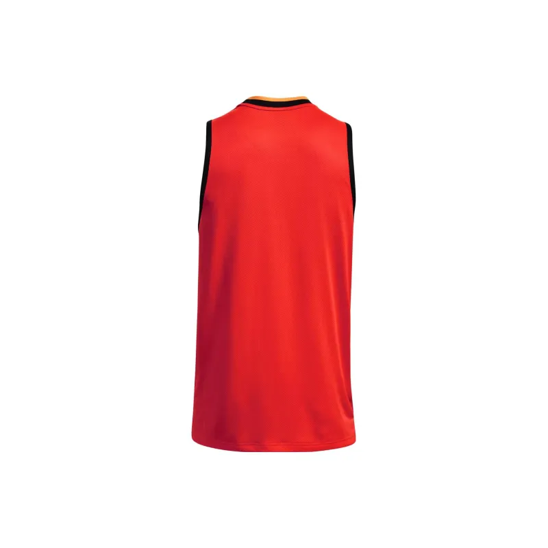 Under Armour Baselin Basketball Jerseys Men's Screw Red-1