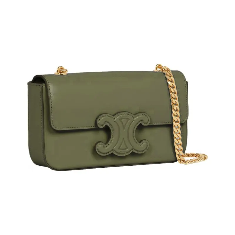 CELINE Triomphe Calfskin Portable Crossbody Bag Shoulder Bag Women's Jasper-1